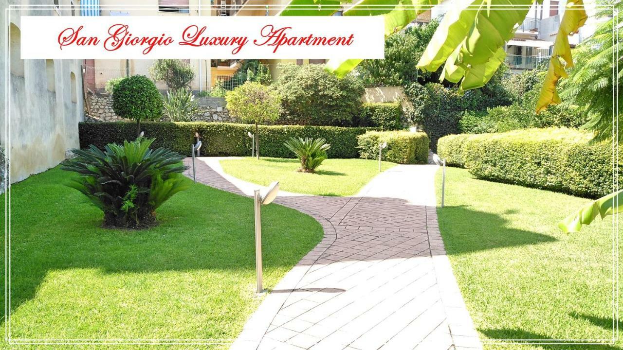 San Giorgio Luxury Apartment Taormina-Panoramic Pool & Parking Space Zewnętrze zdjęcie